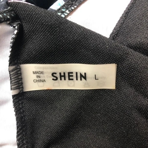 Shein Floral Bikini Top Swim Suit ((size Large)) - Picture 3 of 4